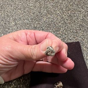 Lagos Stud Silver earrings